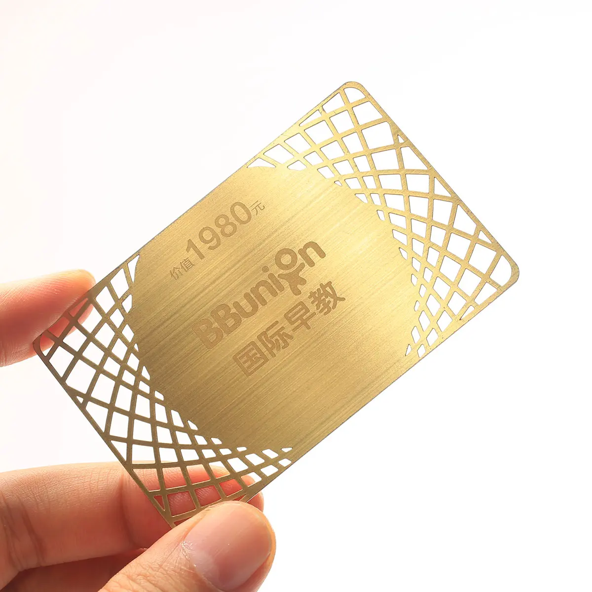 Factory Wholesale Cheap Price Hot Sale Blank Metal Bank Credit Card Gold Business Card Metal For Laser Engraving