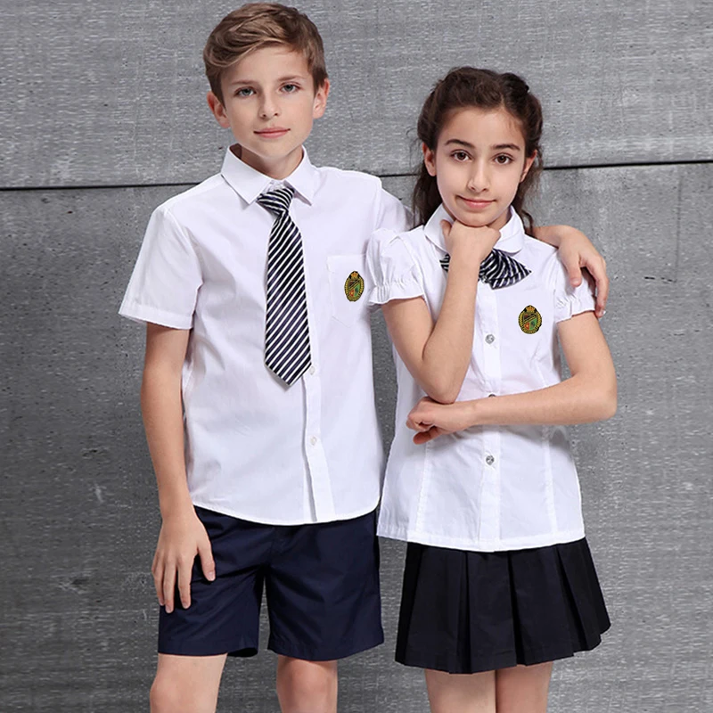 Free Custom Summer International School Uniform Design Private Uniform School For Girls School Uniforms