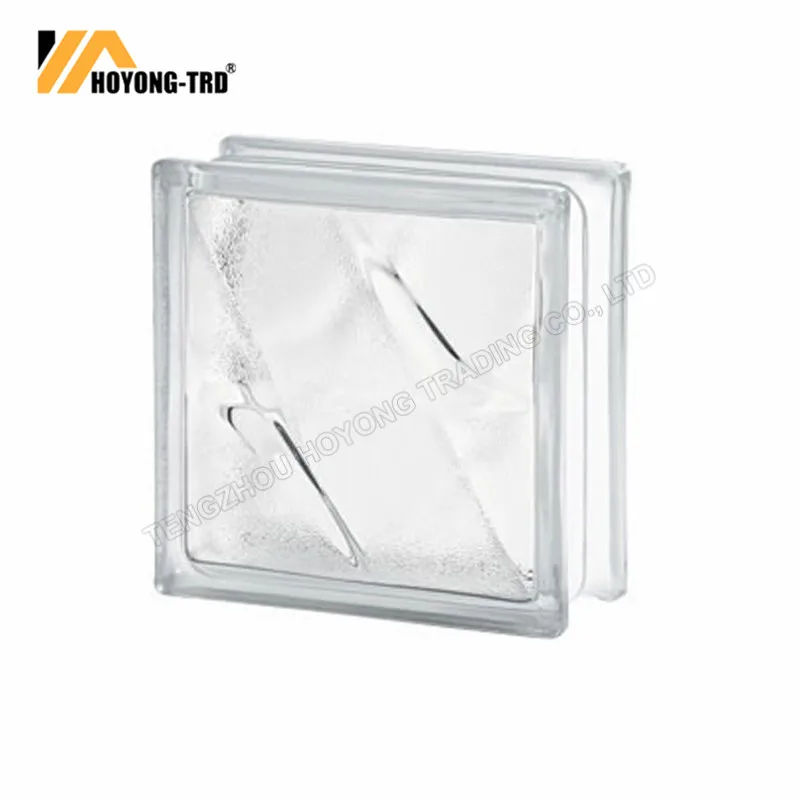Frost Bistar  Clear Glass Block Bricks 190X190X80mm
