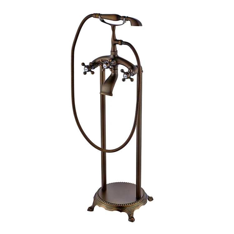 Telephone shape freestanding bathtub faucet floor stand faucets