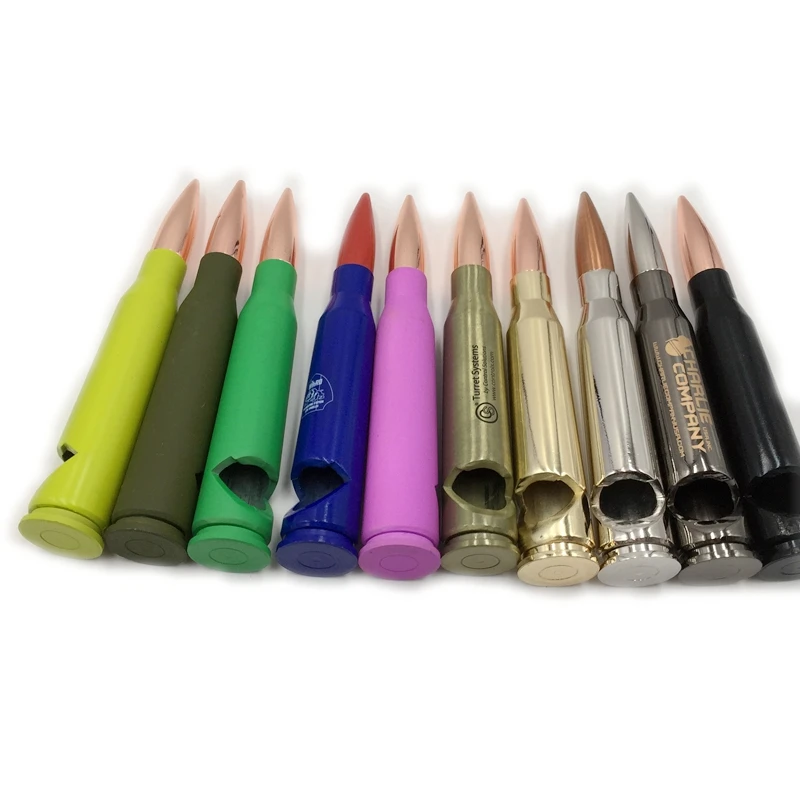 Customized 50 Cal Caliber Zinc Alloy Bullet Beer Bottle Opener