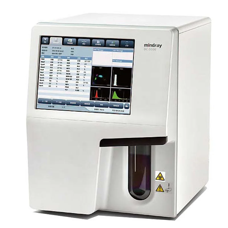
Mindray BC-5000 with software no calibration quality control solution Five categories automatic blood cell analyzer 