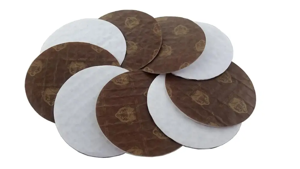 Rectangle black and white chocolate paper cushion pad / candy pad