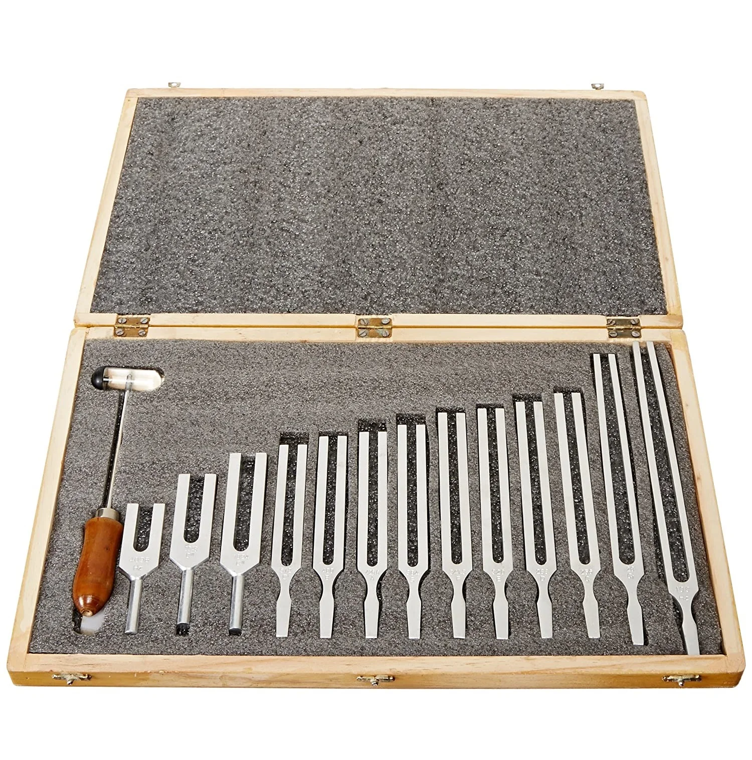 Medical Tuning Fork Set in Wooden Box
