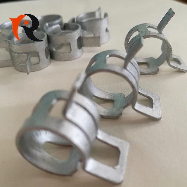 Dacromet plated tension spring band hose clips hose clamps