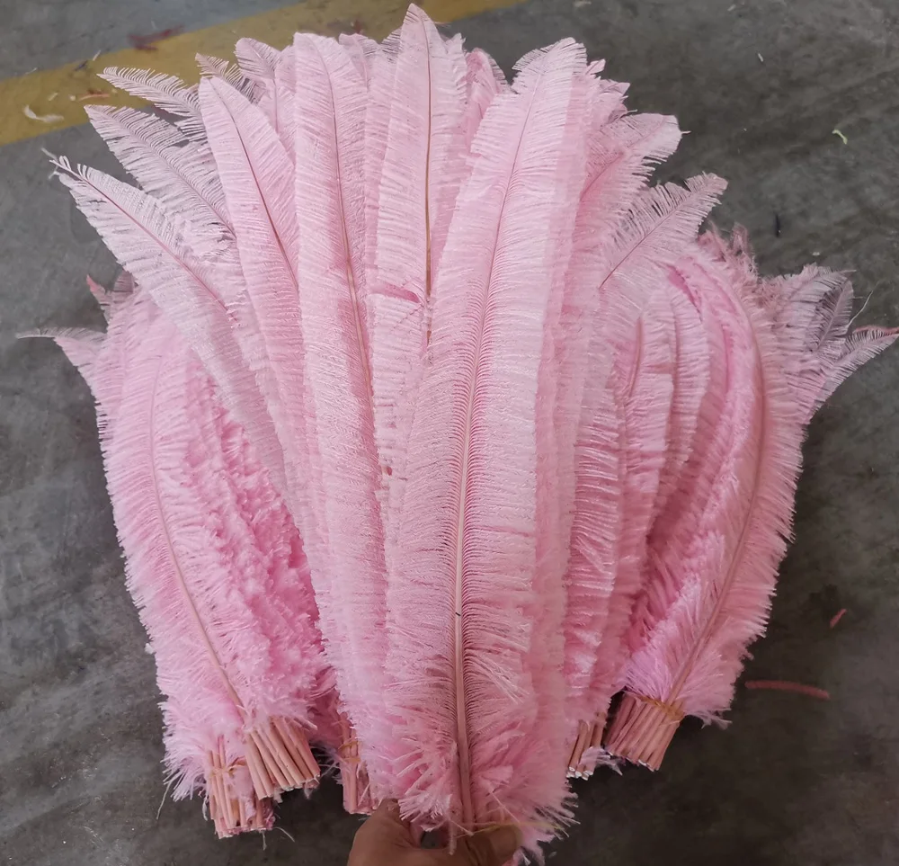 White Yellow DIY Wedding Decor Floral plume bulk fascinator nandu long thin nandu ostrich feathers for millinery festive supply