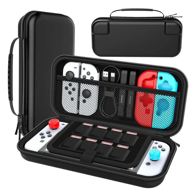 Чехол для переноски переключателя совместимый с nNintendo Switch и ooled модель 2021 вместительный чехол