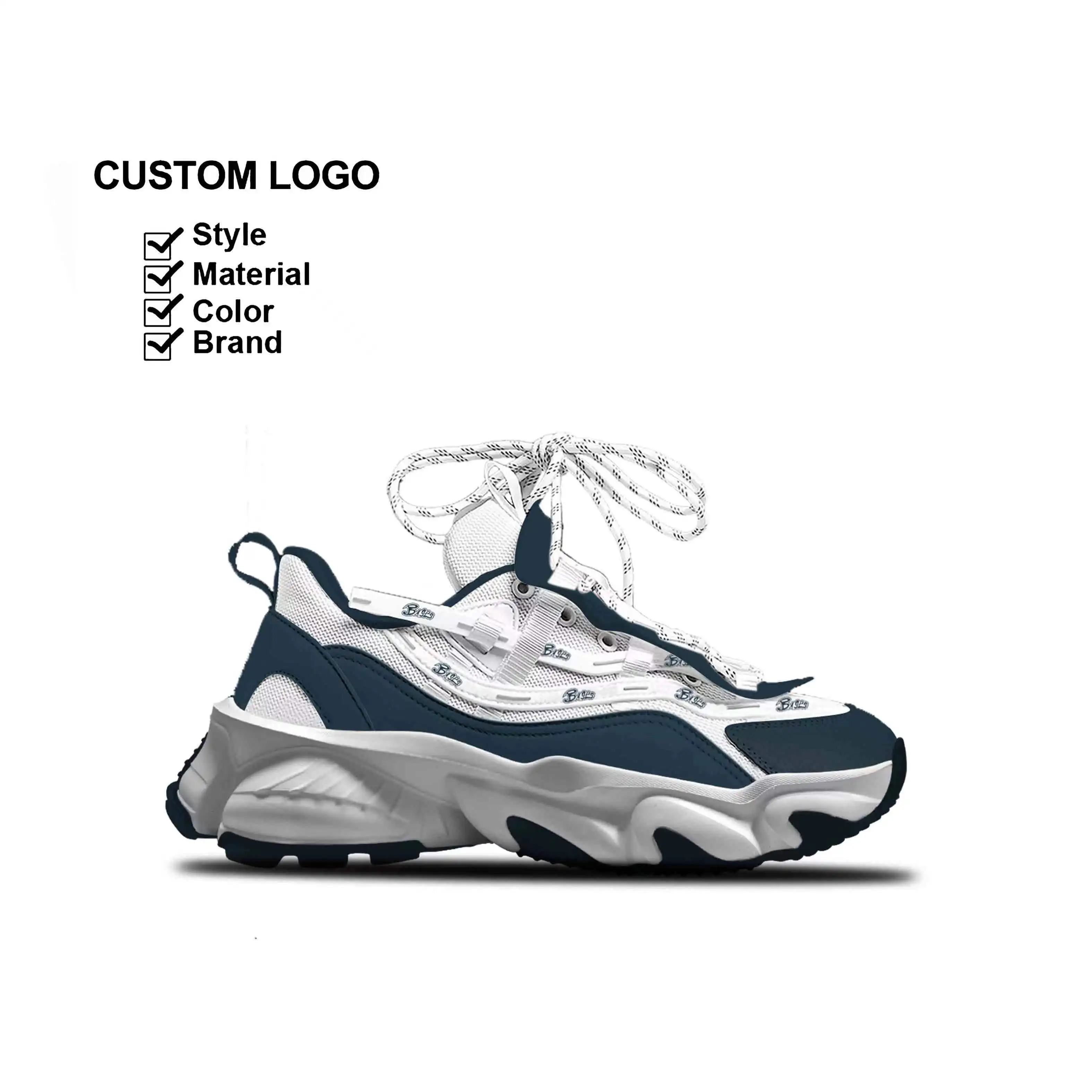 Top Quality Fashion Men shoe custom brand Sneaker Supplier Customized Manufacturer Unisex Sports Outdoor Sneakers