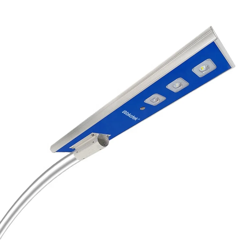 WAKATEK завод водонепроницаемый уличный фонарь 150 Вт 200 Вт 300 Вт интегрированный все в одном светодиодный уличный фонарь на солнечной батарее