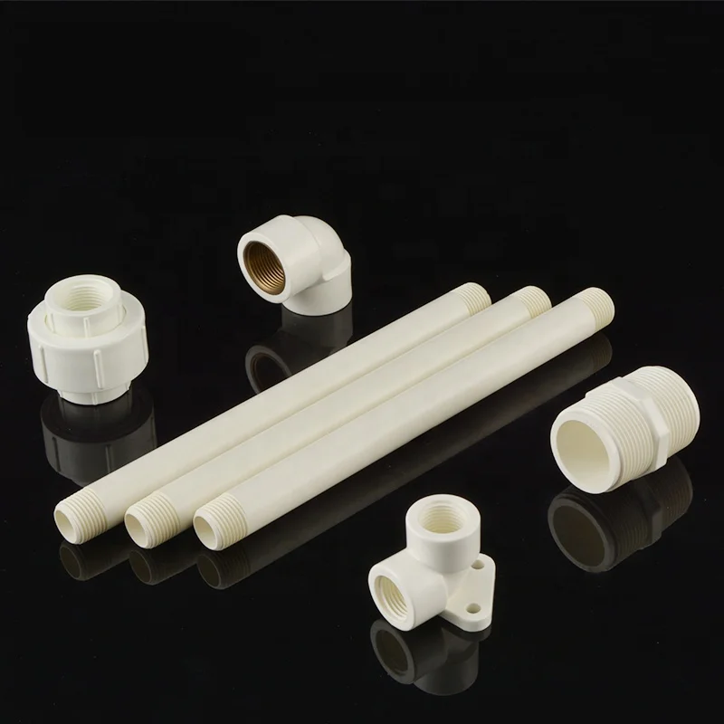 Hot Selling Factory Price UPVC Plastic BSPT Reducing Elbow Size 3/4 Inch PVC Pipe Fitting List