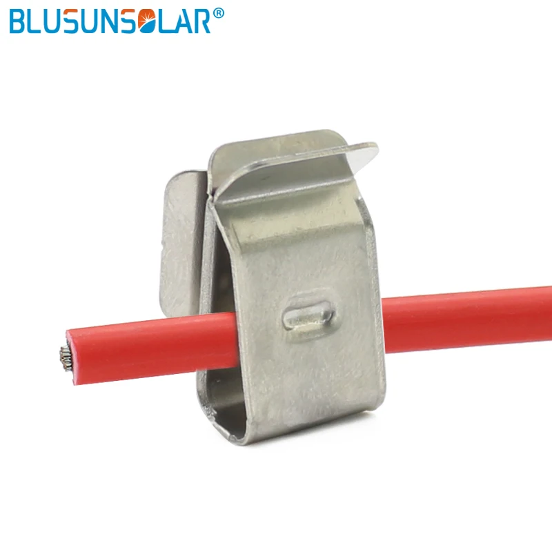 LEADER Wholesale Price Stainless Steel 304 Material Cable Clip for Solar Panel System