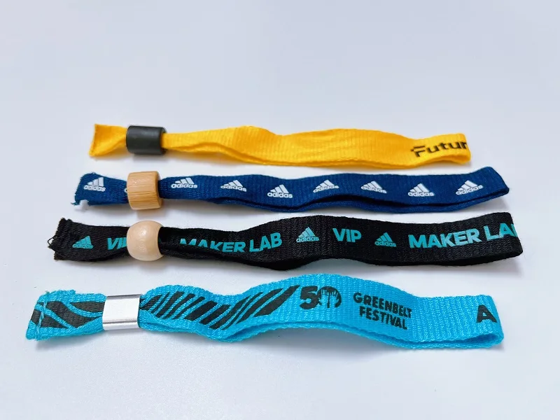 custom new trending products 2025 wrist band Disposable wrist strap made of bamboo fiber