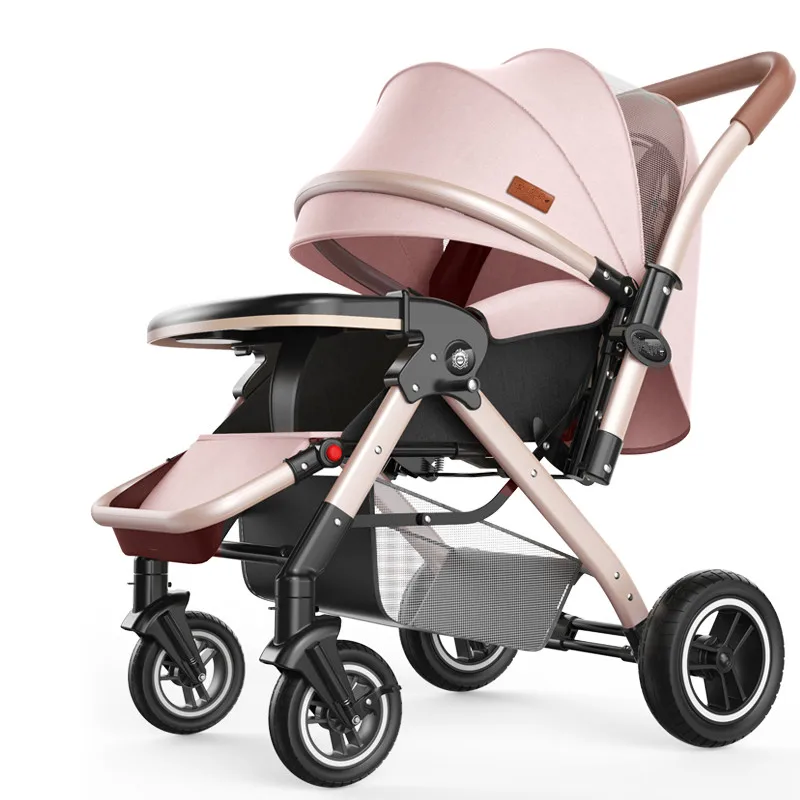 Most popular cost-effective luxury baby stroller wholesale central reversible hand push baby pram
