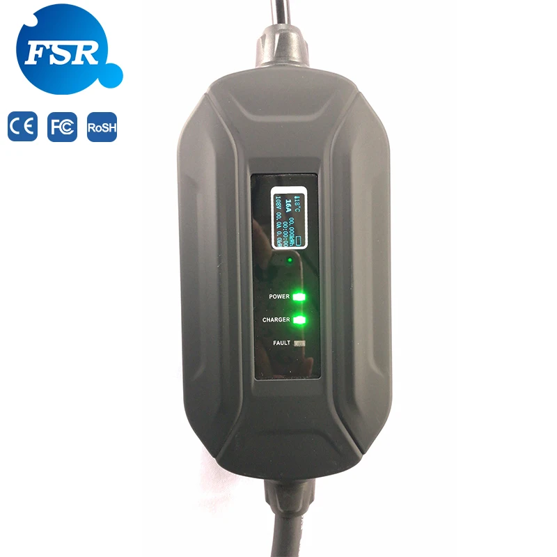  Зарядное устройство для автомобиля FISHER Old Brand EVSE IEC 62196-2 16a type 2 MODE2 5M tesla
