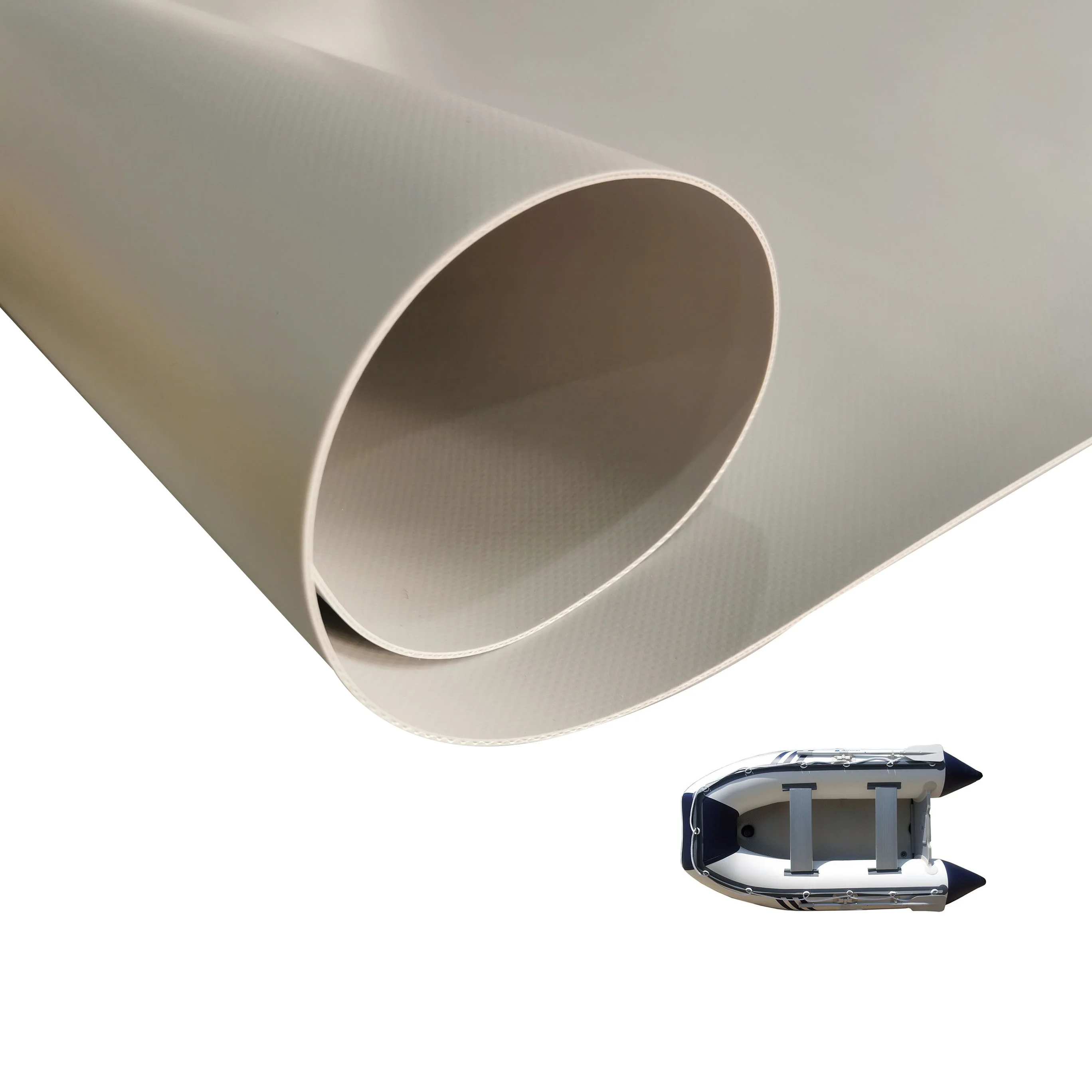 Lona Hot Selling Inflatable Boat Laminated Waterproof Airtight Fabric pvc knife coated tarpaulin