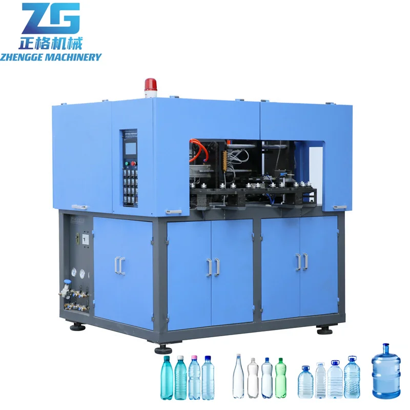 Full Automatic 500ml 2L 5L Small bottles production line PET water bottle making blow molding machine