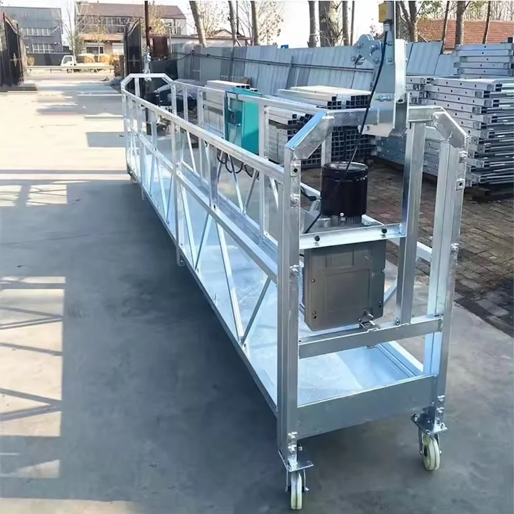 Electric Gondola Scaffolding ZLP500 ZLP 630Suspended Platform Aluminum for Building Aerial Construction