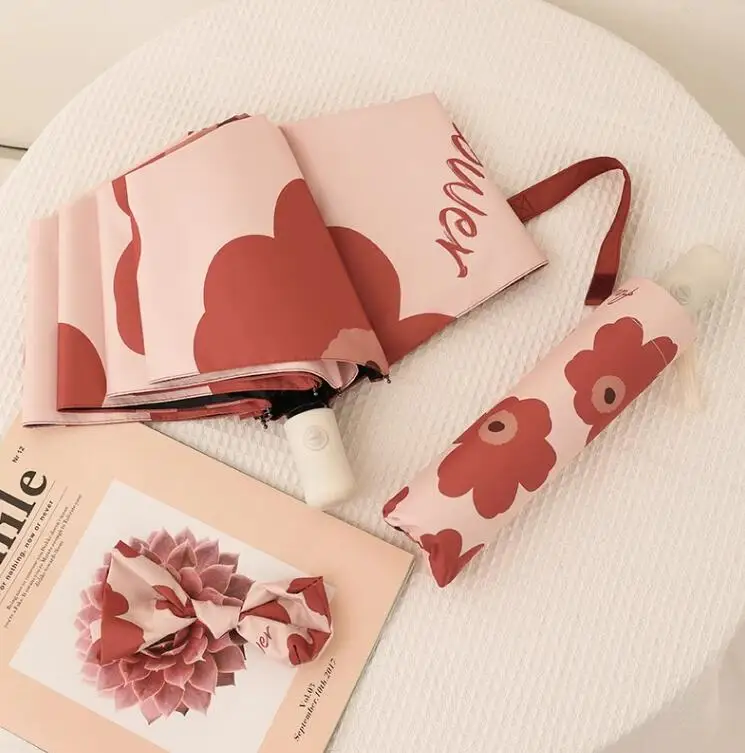 YUBO China Fujian Province Xiamen City Factory Direct Selling Automatic 3 Folded Umbrella for Sunny Rainy