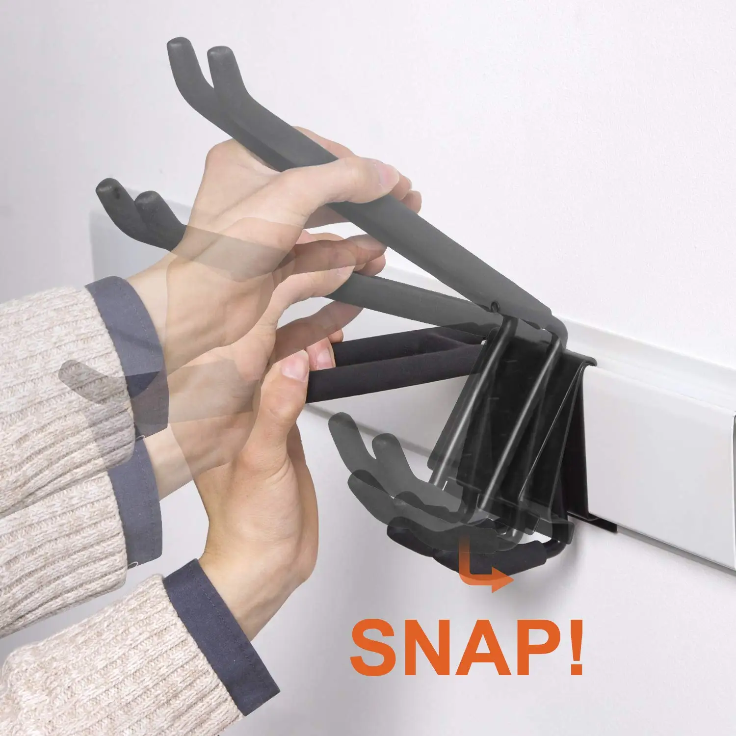 JH-Mech Garage Storage System Steel Rail Tool Organizer Track System for Utility Room Basement Shed and Garden Tool