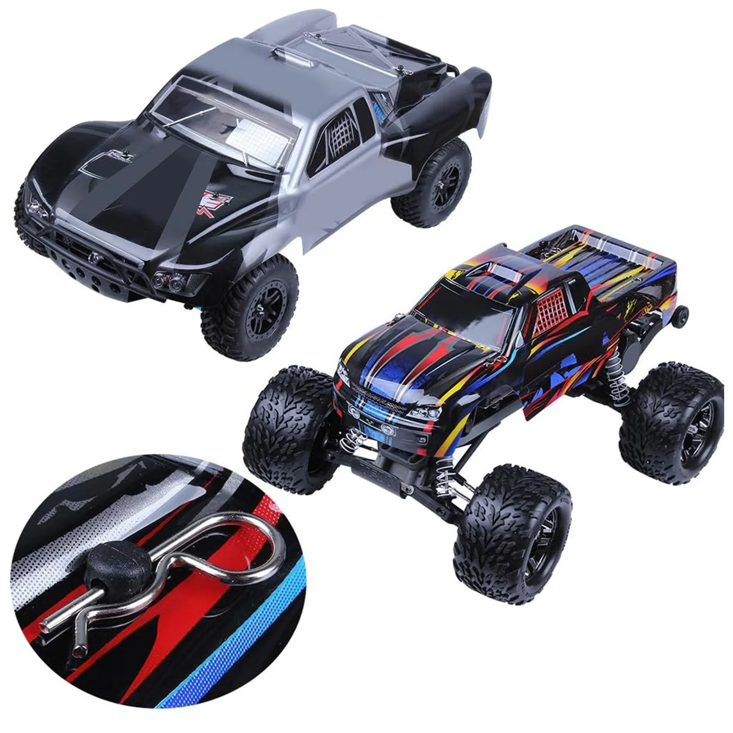 Customizable Stainless Steel B Type of Clip Spring Pin for All 1 10 1 12 Scale Redcat Hpi Car Parts Truck Buggy Case