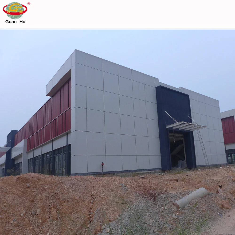 
Heavy duty prefabricated school building warehouse 