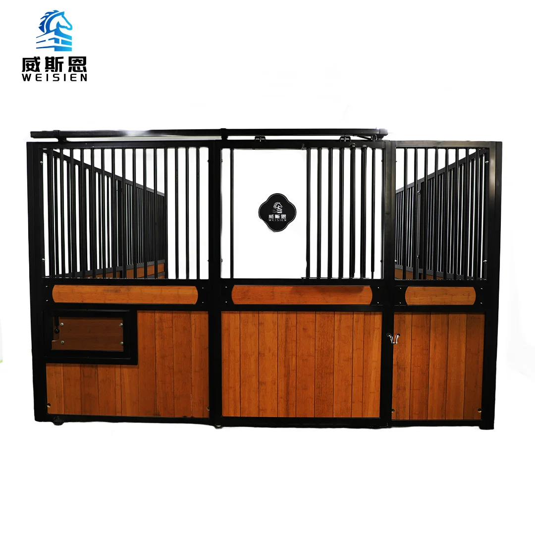 Weisien High Quality Wholesale Customizable High Grade Equestrian Equipment Product Portable Steel Structure Horse Stable