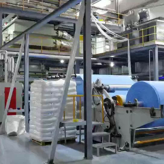 Good Performance non woven production 3.2m fiber bale opener pet nonwoven fabric line