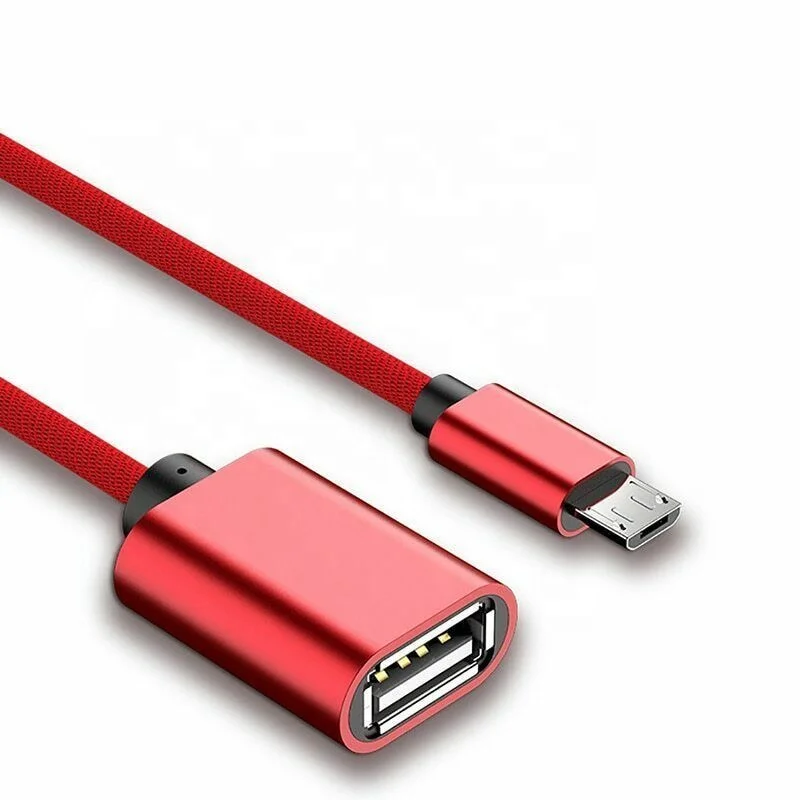 OTG Micro USB Cable Adapter Data Transfer Micro USB Male to USB 2.0 A Female