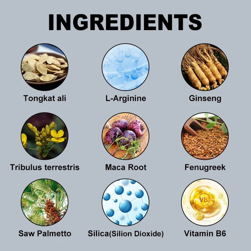 Greenpie OEM/ODM male supplement maca root capsule organic herbal powerful energy supplement capsule