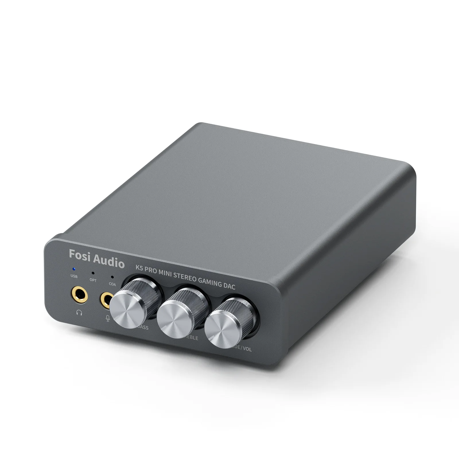 Audio Amp K5 PRO USB Gaming DAC With Microphone Headphone Amplifier Mini Audio DAC for PS5 Desktop Powered Active Speakers