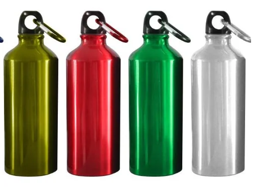 
Recycled aluminum bottles 