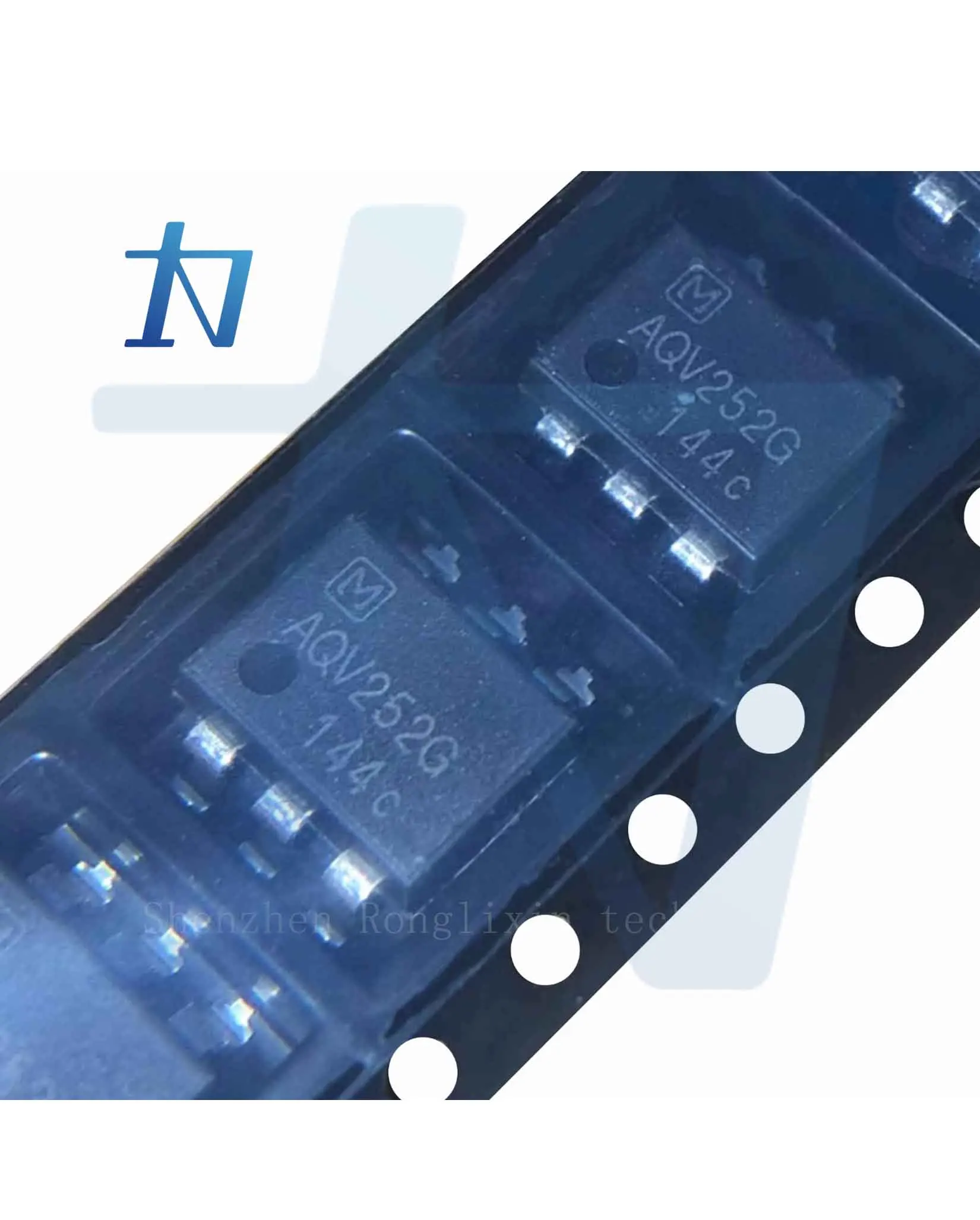 Screen printing   AQV252G   Original Integrated circuit IC  SMD-6P  SSR - Solid State Relays   chip   AQV252GAX