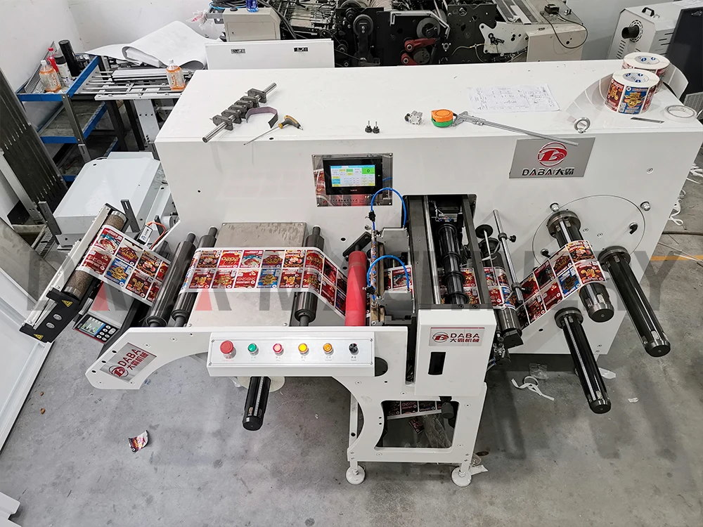 DINGYU pvc film release paper slitting cross cutting machine