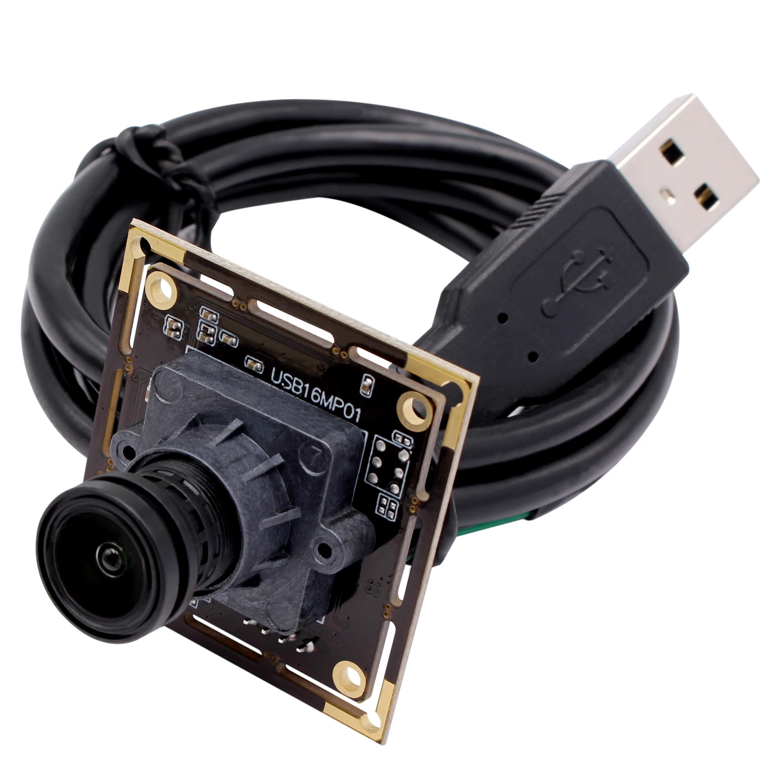 16MP 4656X3496 Mini USB Camera Module CMOS IMX298 Sensor Machine Vision USB Webcam For Windows Android Mac Linux Raspberry Pi
