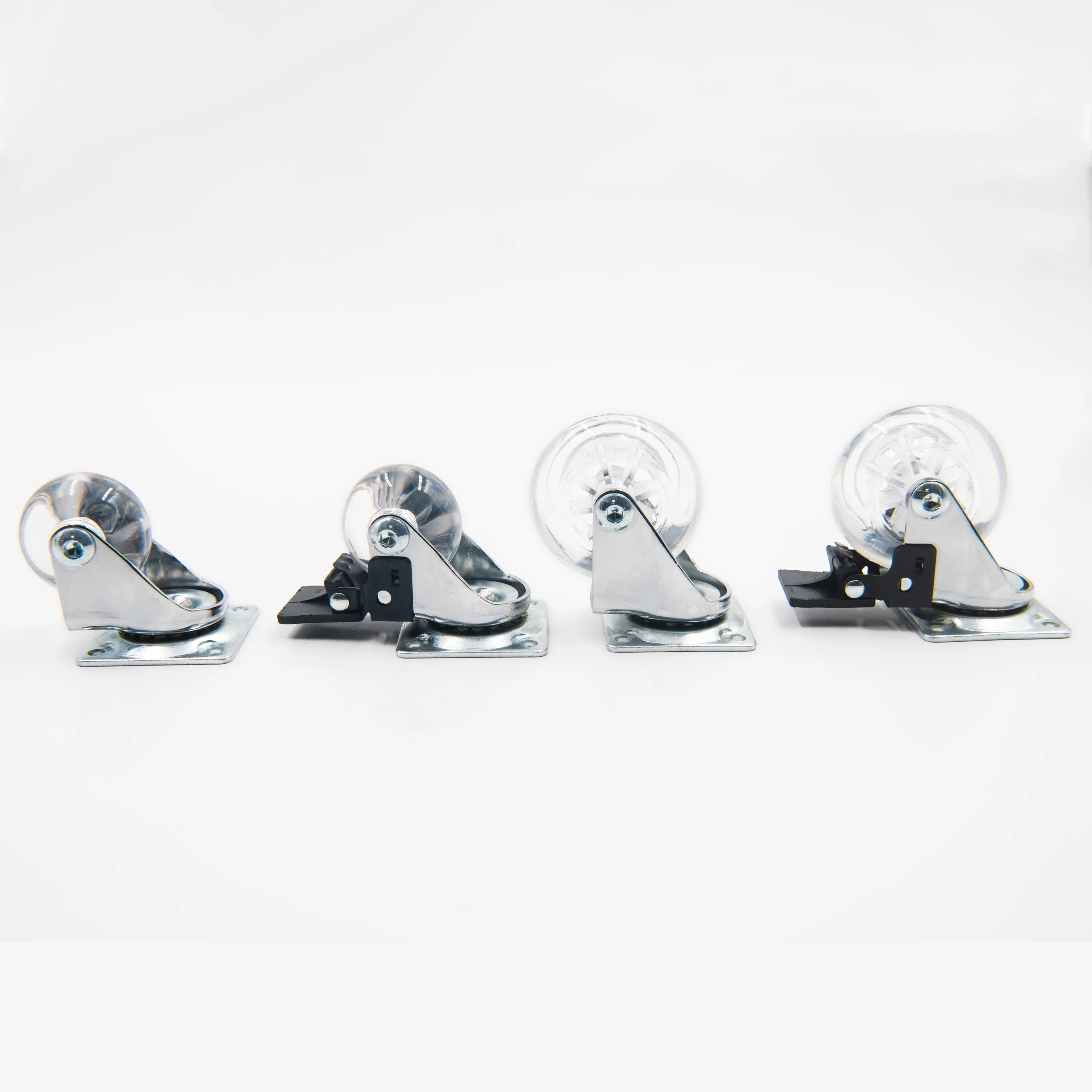 Вращающийся ролик для офисного стула с металлическим фрикционным кольцом 11*22 мм, высококачественный нейлоновый мебельный ролик из полиуретана, 30-80 кг, 70-100 мм