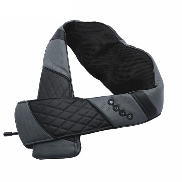 Электрический массажер для шеи и плеч, массажный пояс для тела с инфракрасными нагревающими шариками