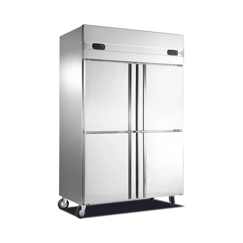 Commercial Refrigerated Counter Vertical Fridge Kitchen Worktable Freezer Meat Chiller