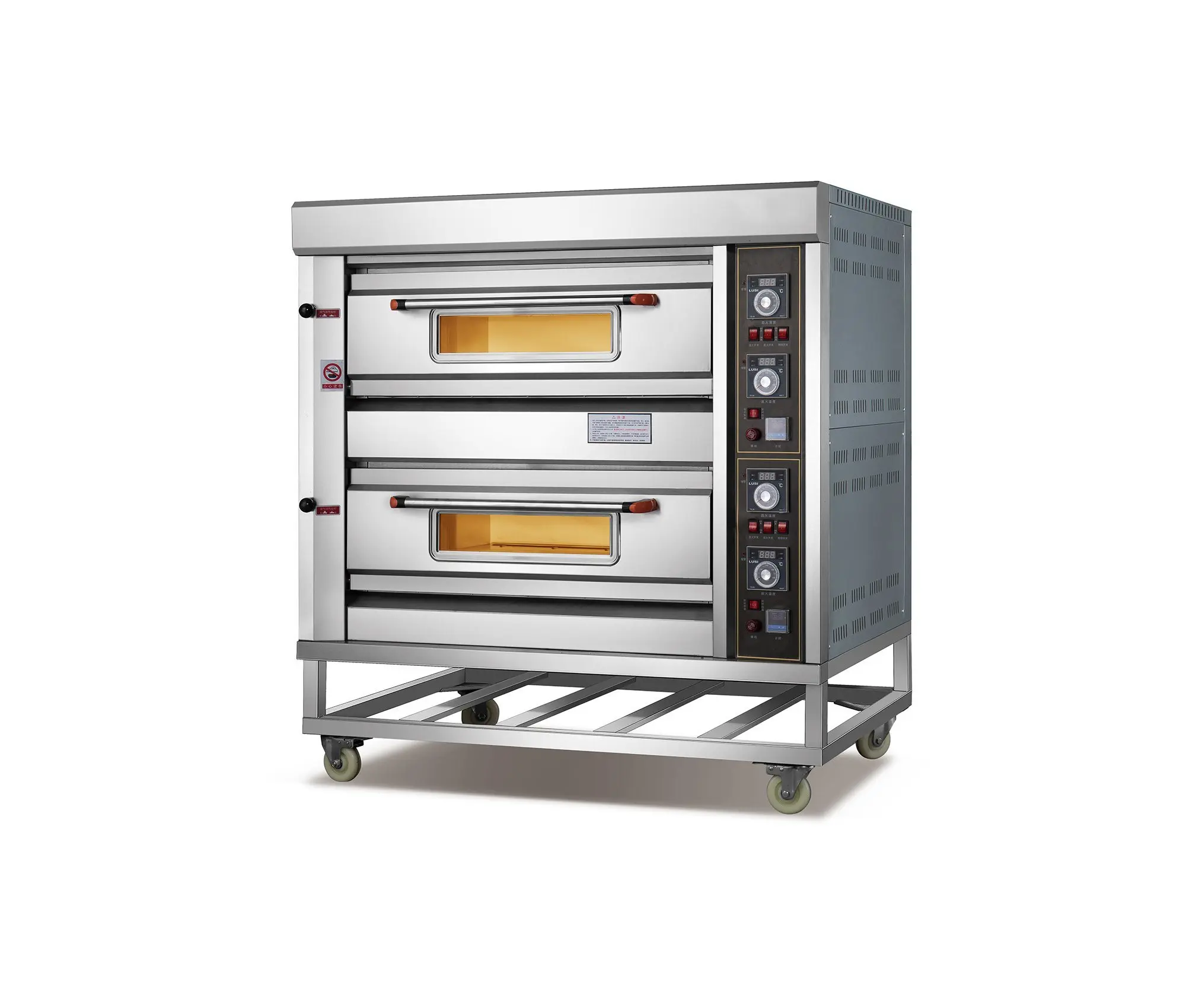 Caterwin OEM/OEM оптовая продажа Коммерческое оборудование для выпечки из нержавеющей стали 1/2/3 колода 2/4/6 лотков газовая печь