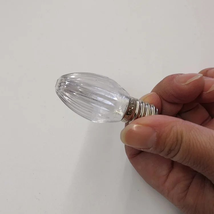 New Style E14 C7 C9 Outdoor Decorations Led Lamp E14 Led Candle Light 14v 24v Plastic 15 Clear DIP 75 80 E 14 Plastic Led Bulb