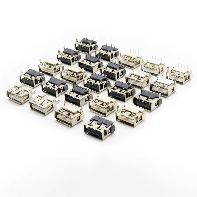 Mini micro 180 degree vertical usb connector factory usb jack connector