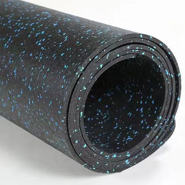 1*1m Home & Gym Weight Lifting Professional Rubber Flooring Mat EPDM Mat Rubber Flooring Roll