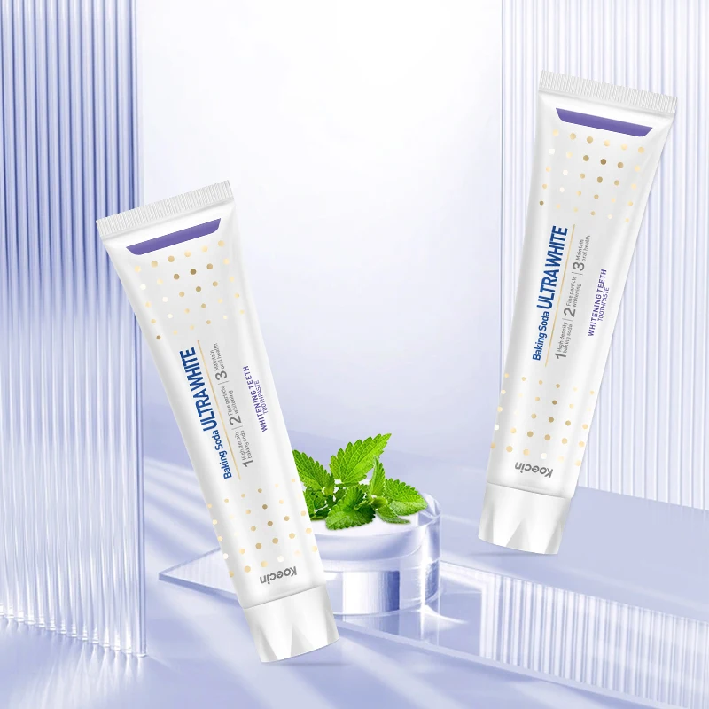 100g Custom logo teeth bleaching Remove Stains teeth whitening fluoride teeth cleaning toothpaste