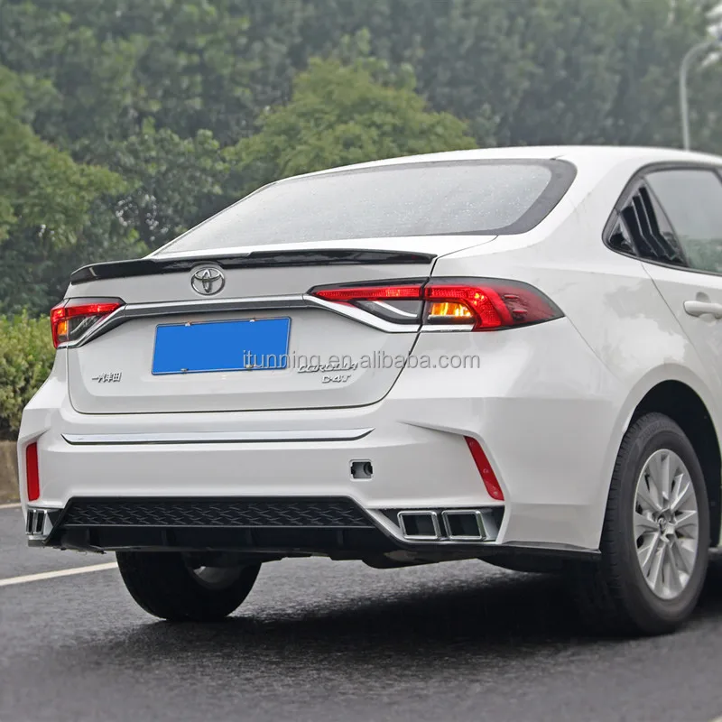 Высококачественный Комплект переднего корпуса для Toyota Corolla 2019 plus обновленный в стиль Lexus