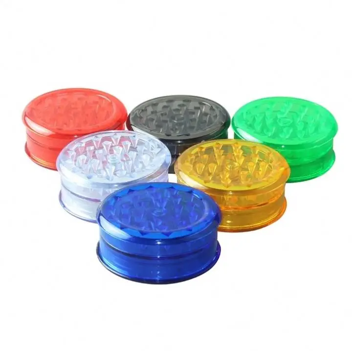 High Quality Tobacco Grinder Accesories Table Top Stand Wholesale Smoke Spice Crusher Plastic Herbal Herb Cigar Grinder