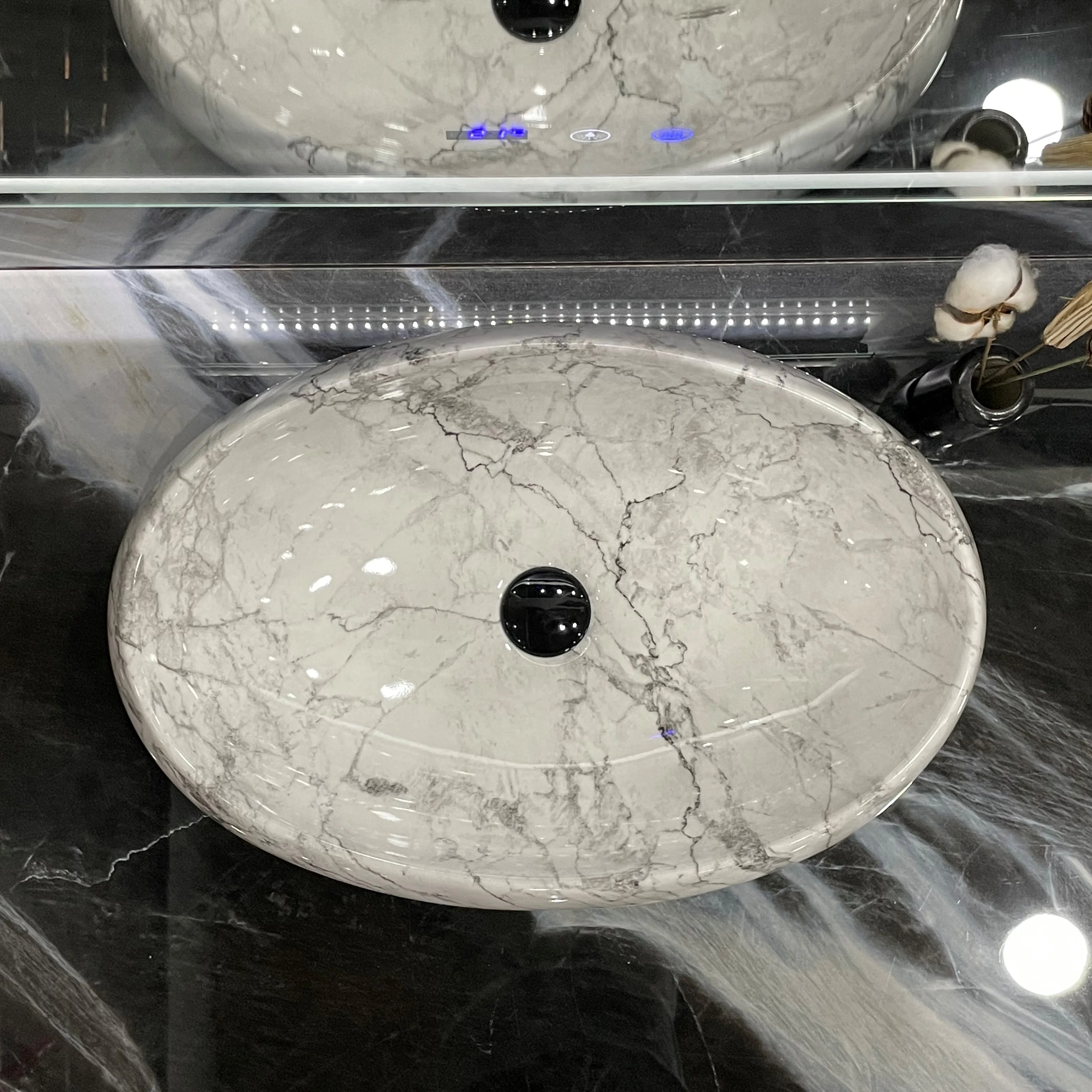 hot sale ceramic marble color wash basin bathroom stone basin with cheap price in indian