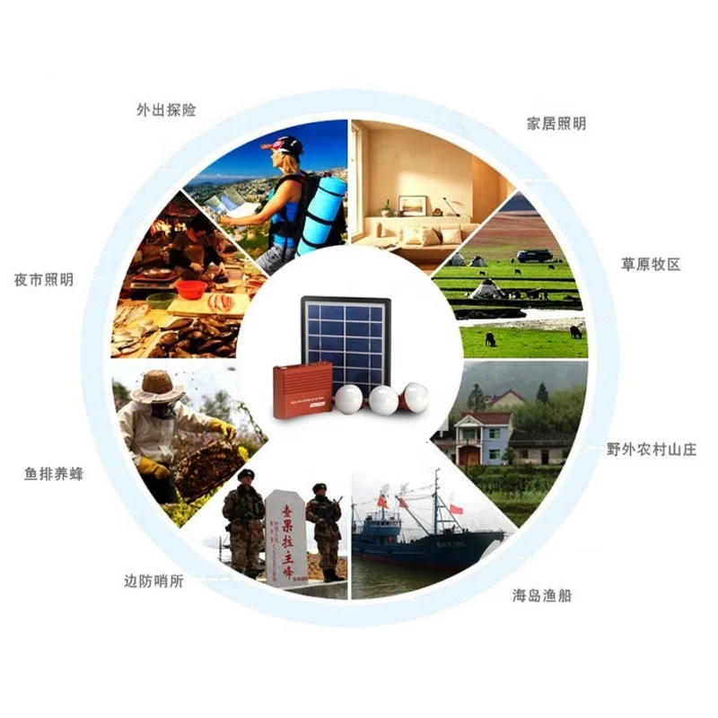 
Normal Specification and Home Application Lithium Energy Storage Systems Battery LED Home Power Solar System 