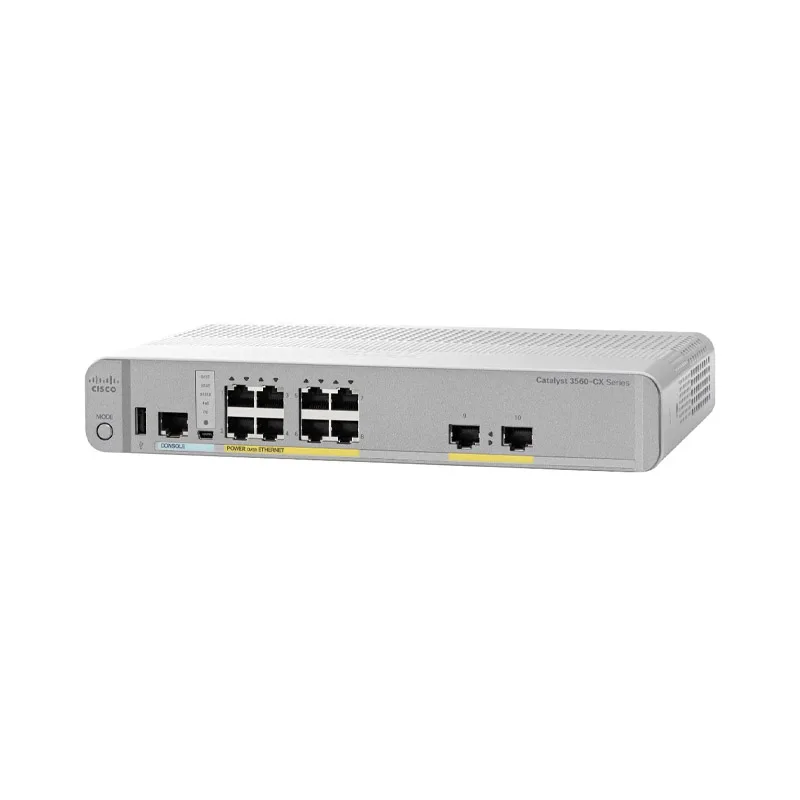 WS-C3560CX-8PT-S 8-портовый 1GE PoE + & 2 x 1GE Uplink компактный коммутатор Ethernet