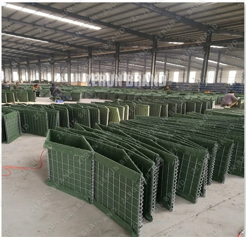 High Tensile Strength Beige  Blast Wall Bastion Galvanized  Defensive Barrier