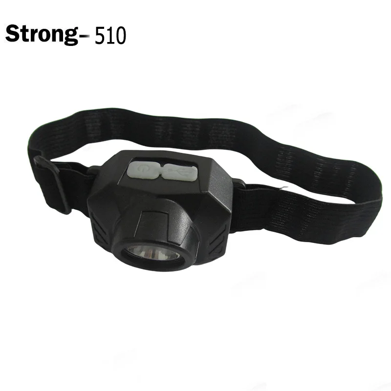 High lighting LED 2W mini headlamp USB charging rechargeable headlight for outdoor