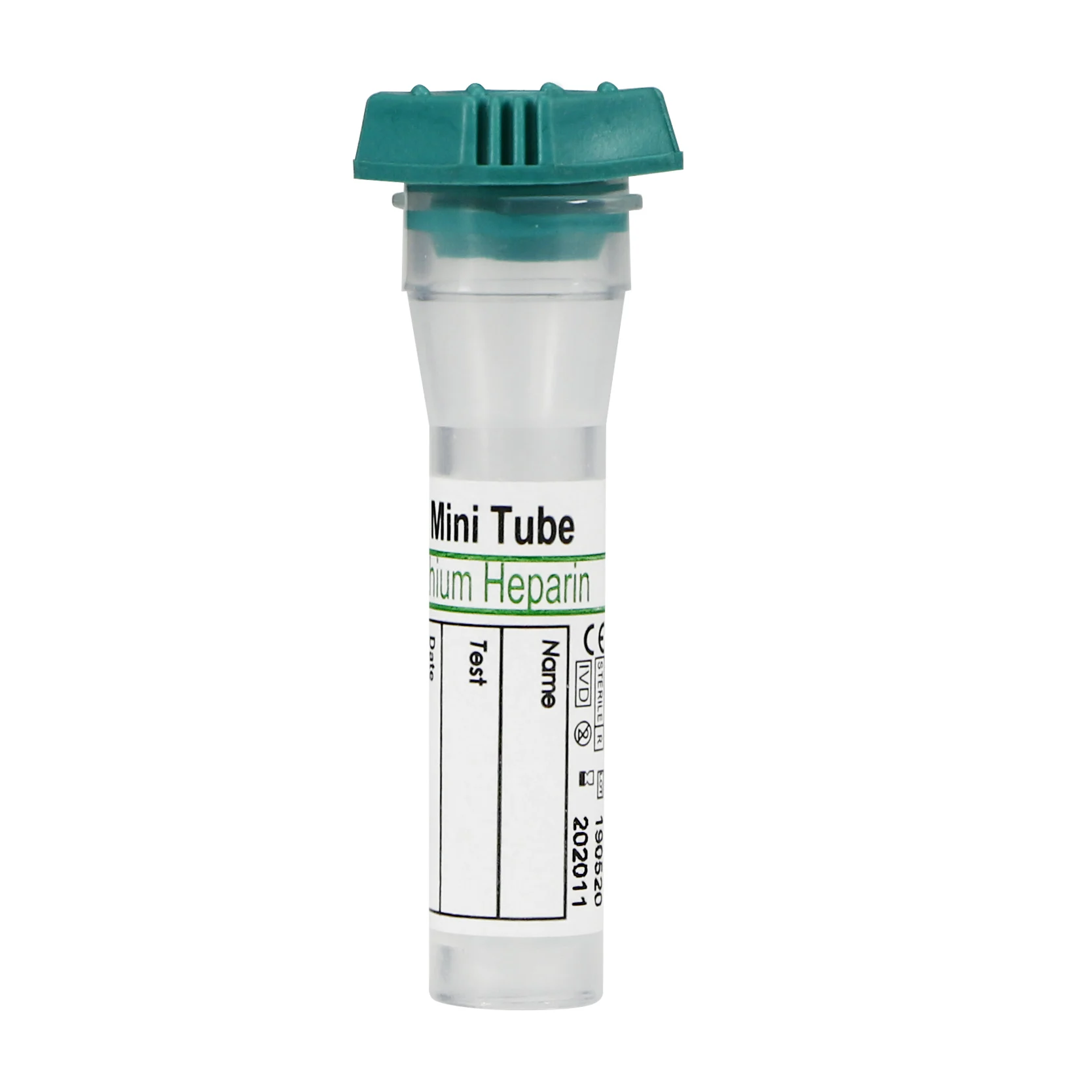 NBM05RC Lithium Heparin micro blood collection tube